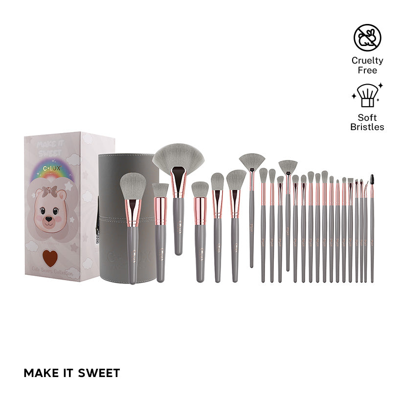 Bear Collection 24pc - Makeup Brush Set