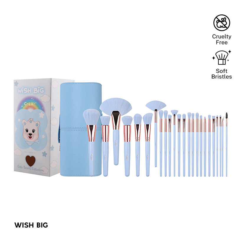 Bear Collection 24pc - Makeup Brush Set