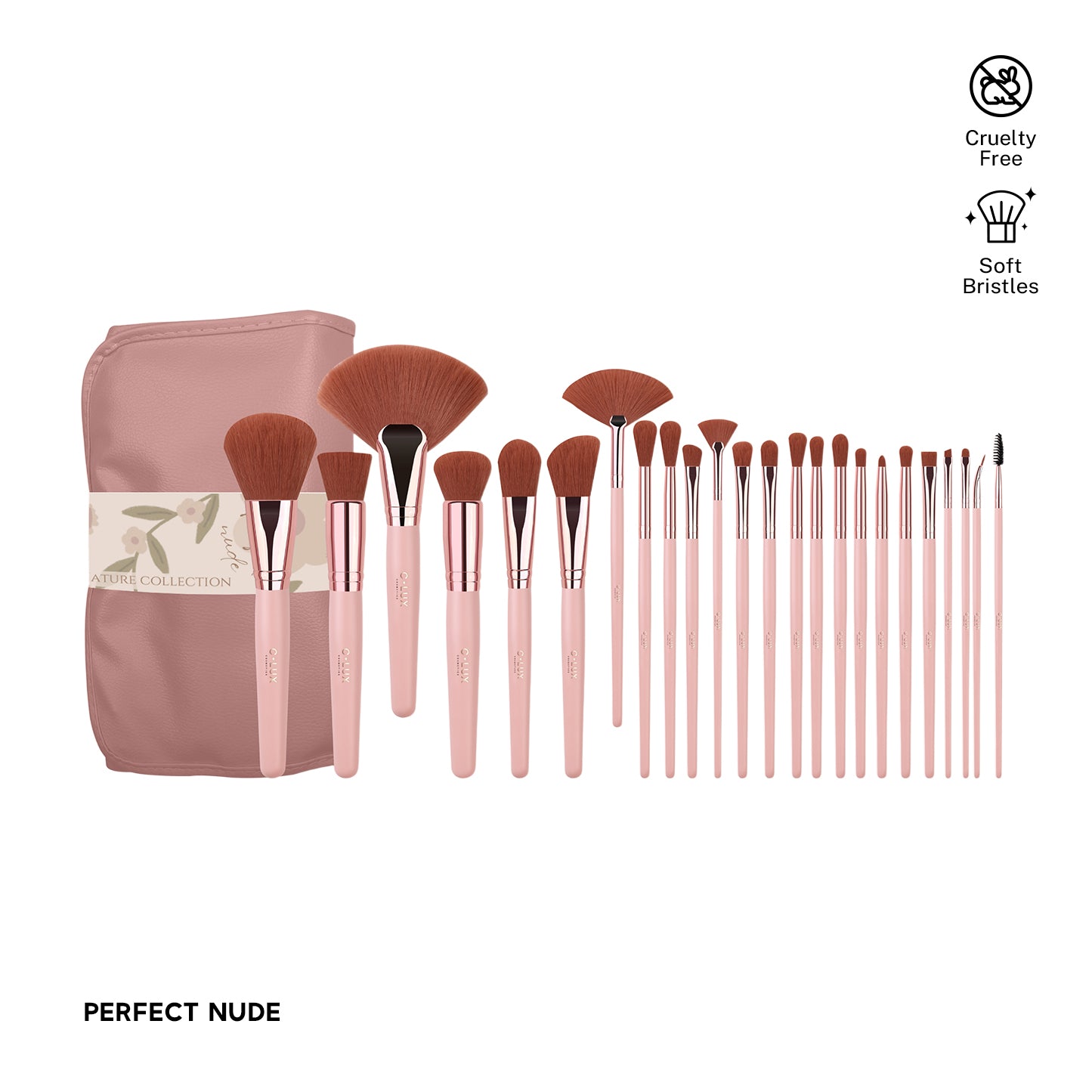 Nature Collection 24 Pcs - Makeup Brush Set