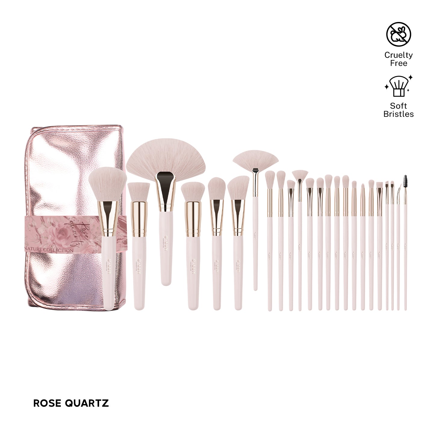 Nature Collection 24 Pcs - Makeup Brush Set