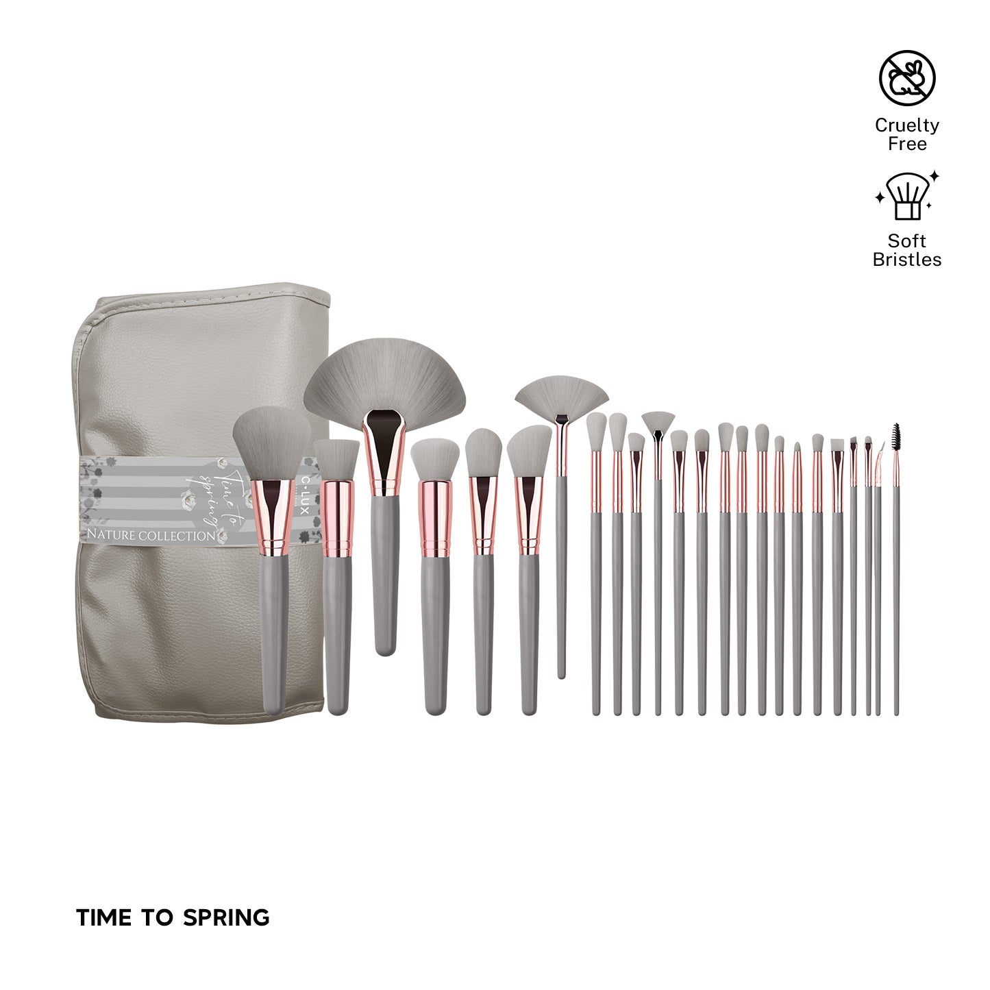 Nature Collection 24 Pcs - Makeup Brush Set