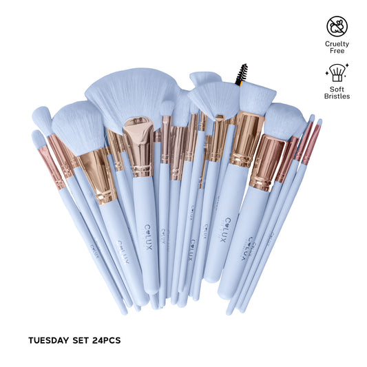 Weekdays Collection 24pc - Makeup Brush Set