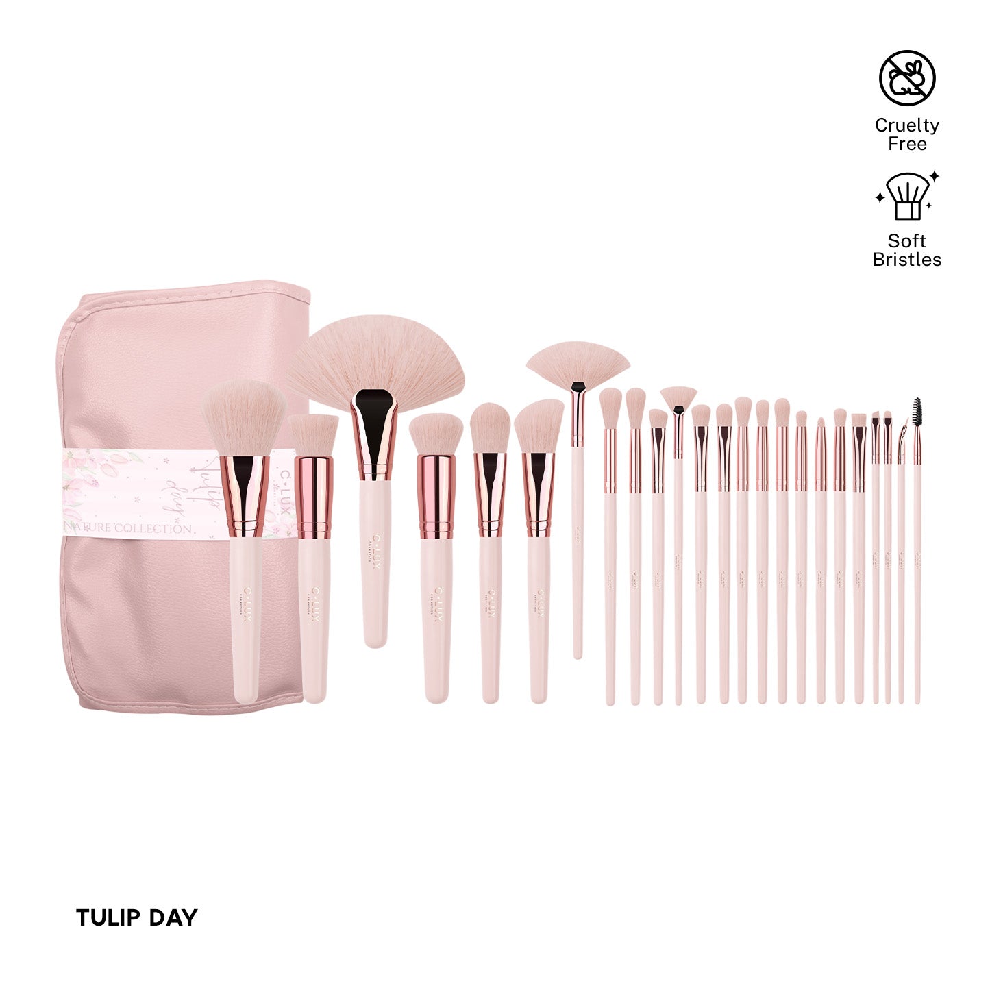 Nature Collection 24 Pcs - Makeup Brush Set