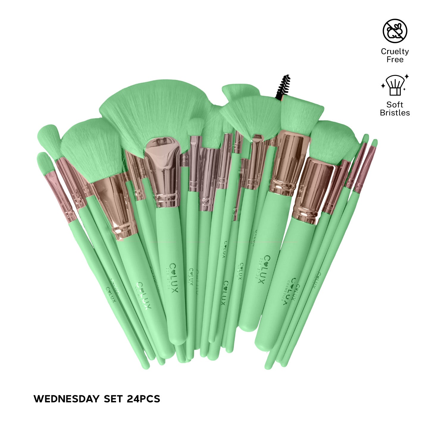 Weekdays Collection 24pc - Makeup Brush Set